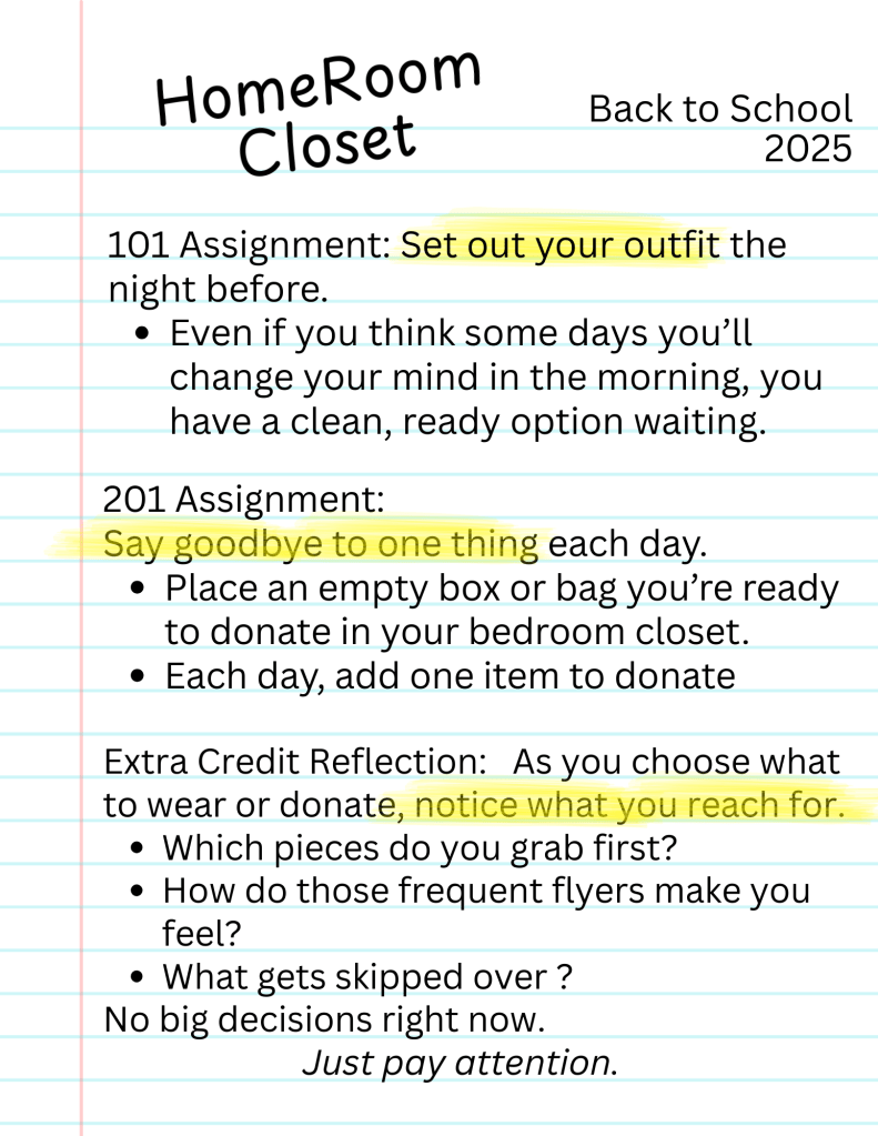 This week's homework assignments