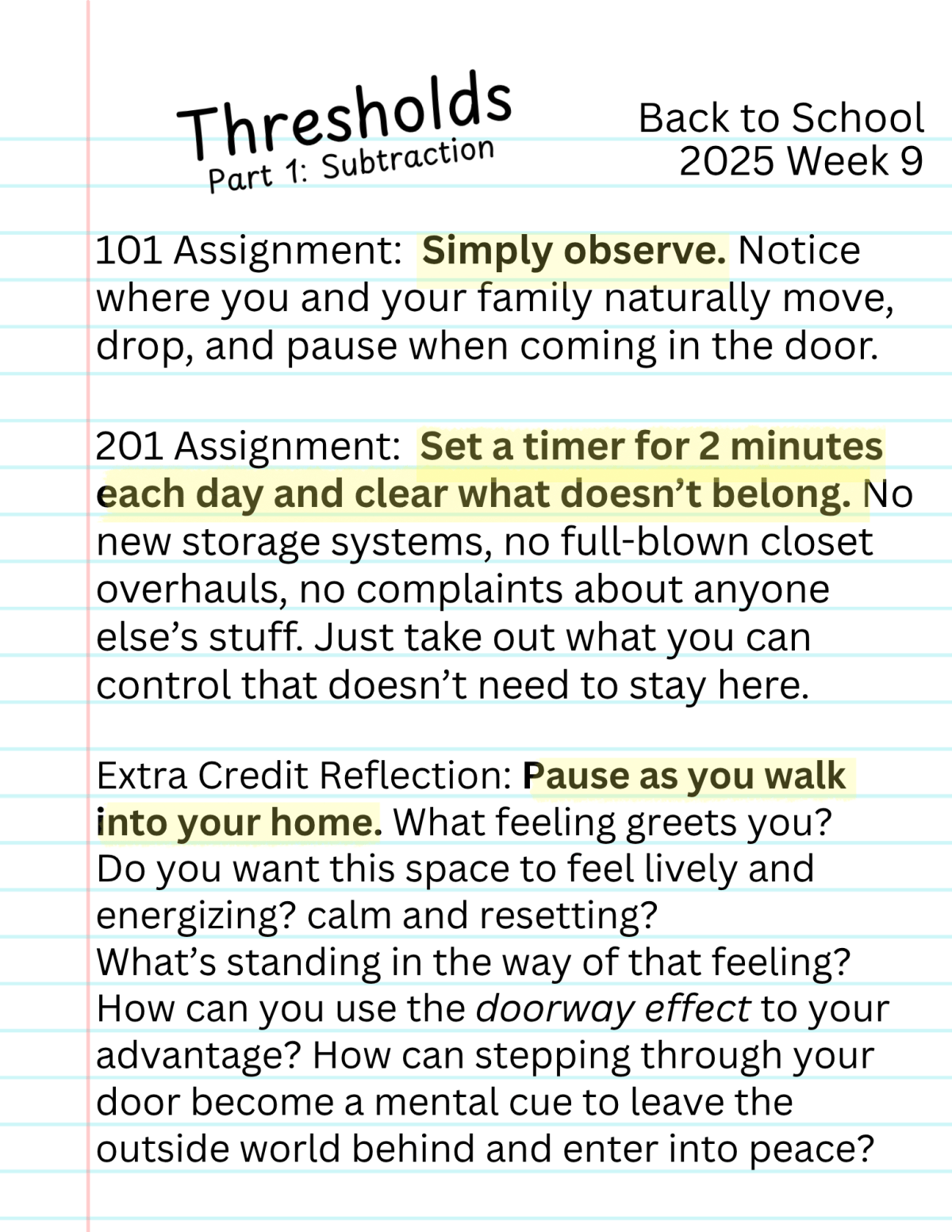 Week 9: Thresholds & Doorways (Part 1:&nbsp;Subtraction)